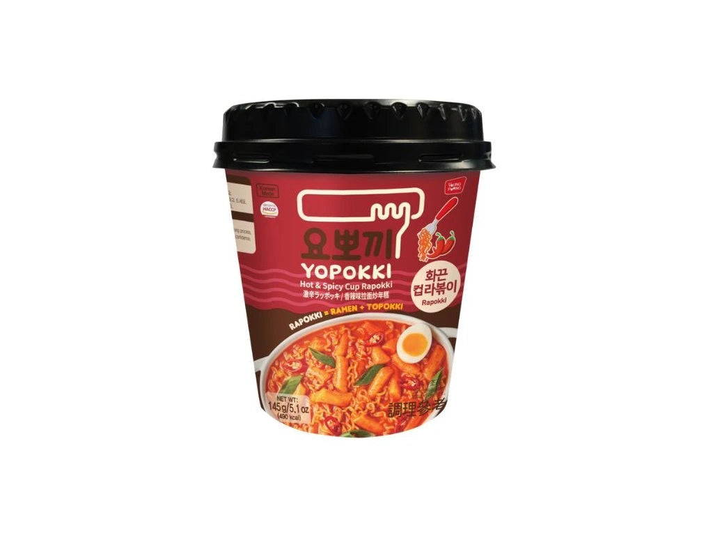 Yopokki Rapokki Hot & Spicy Cup 145g
