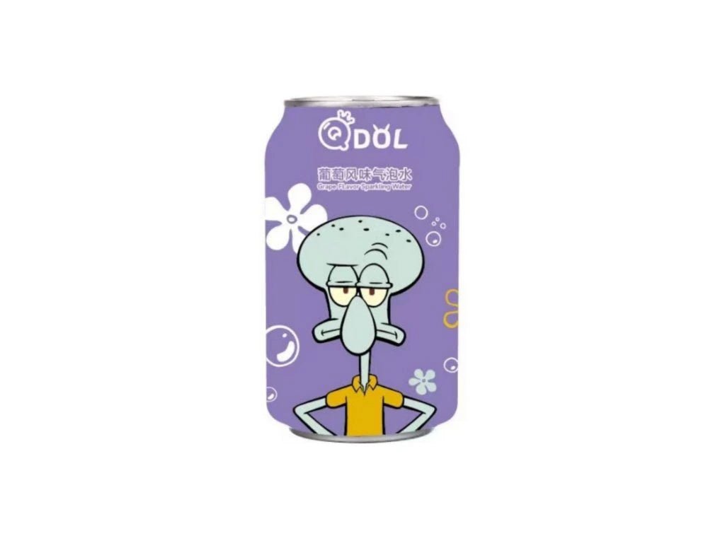 Boisson pétillante au raisin QDol Bob l'éponge 330 ml