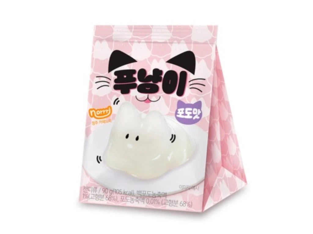 Gelée en forme de chat au raisin Youus 90g (4+2 OFFERTS)