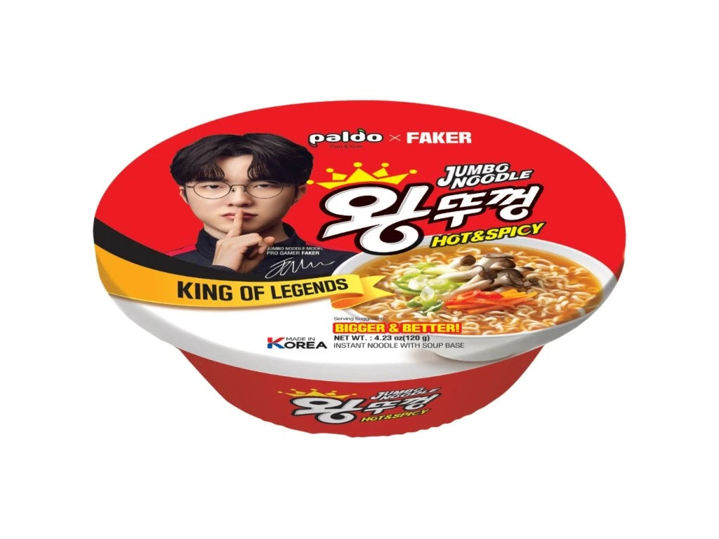 Nouilles Paldo Faker Hot & Spicy Jumbo Bowl 120g